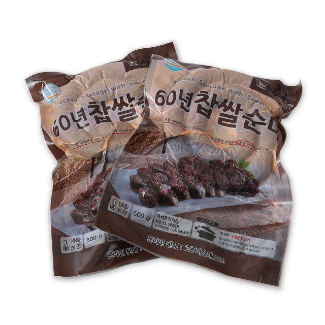 돈덕한원주고구마순대,돈덕 60년찹쌀순대 500g